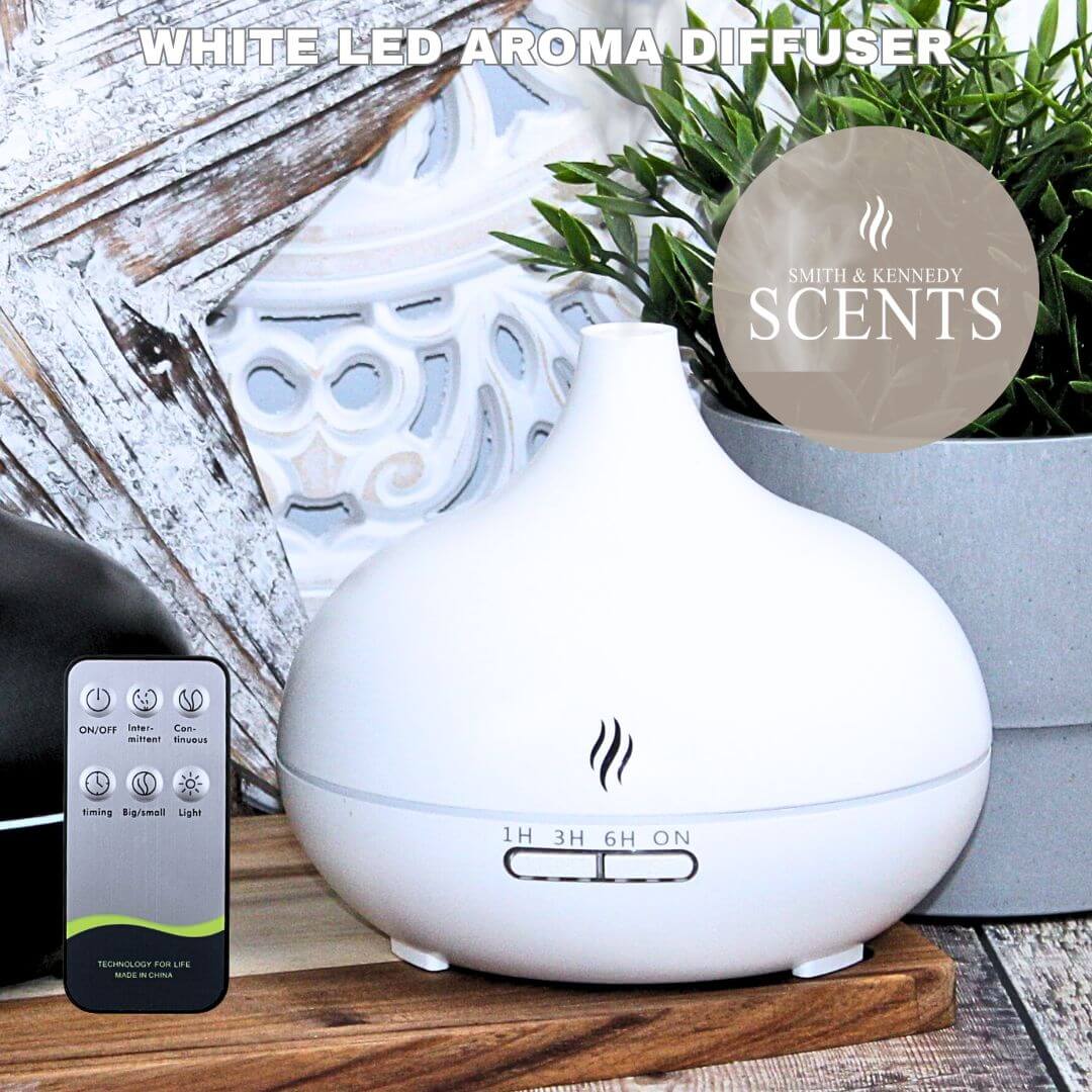 White LED Electric Aroma Diffuser Get Free Aroma Oils