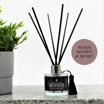 Scented Reed Diffuser-Velvet Peony & Oud