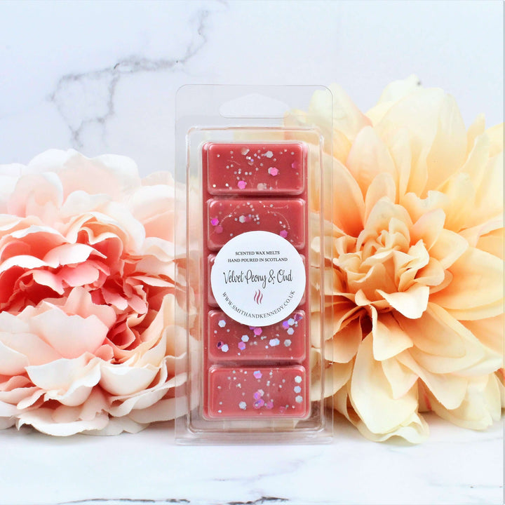 Velvet Peony & Oud Wax Melt Snap Bar, strongest smelling wax melts UK