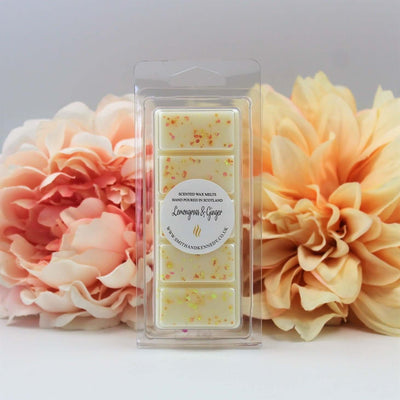 lemongrass & ginger wax melt snap bar / luxury home fragrance UK