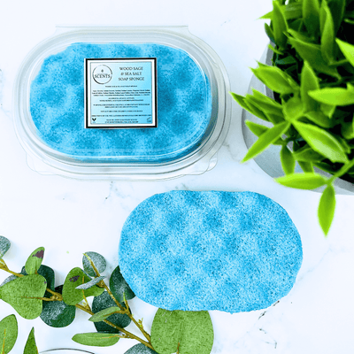 Wood Sage & Sea Salt Exfoliating Soap Sponge