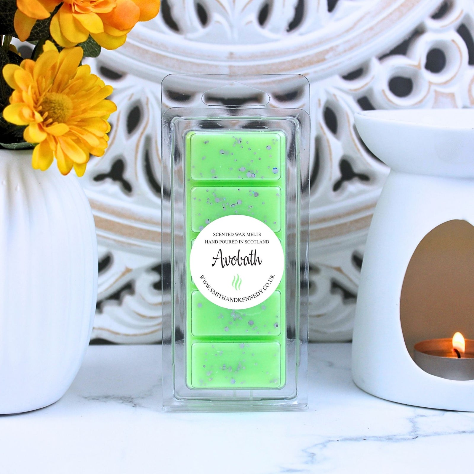 A beautiful, strong, sweet and citrusy wax melt., Lush Inspired Scent