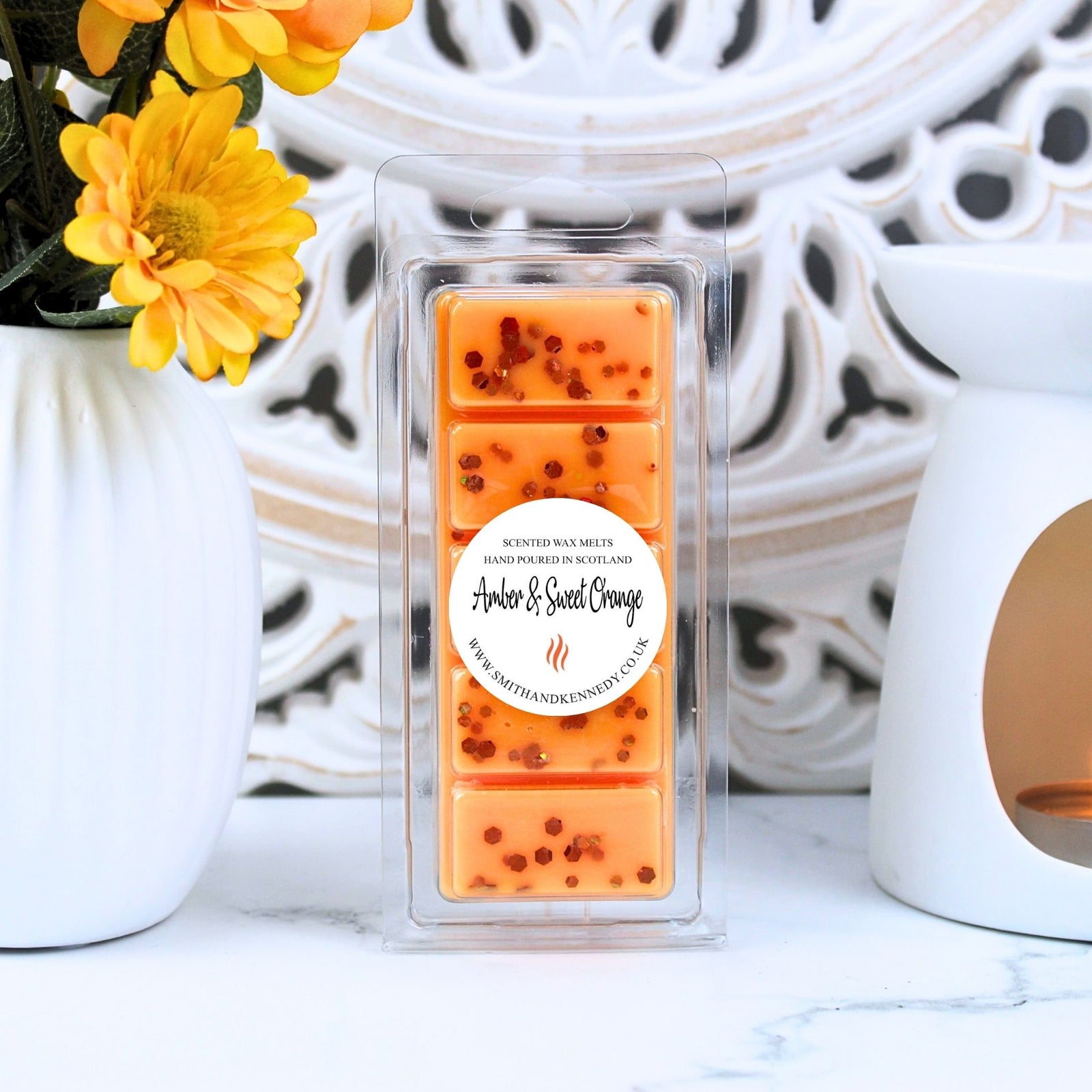 Amber & Sweet Orange The Best Wax Melts UK