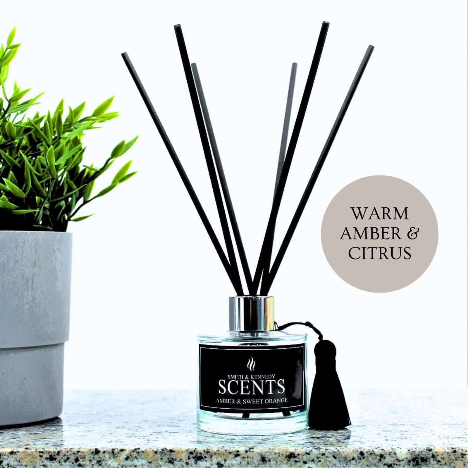 Amber &amp; Sweet Orange Reed Diffuser
