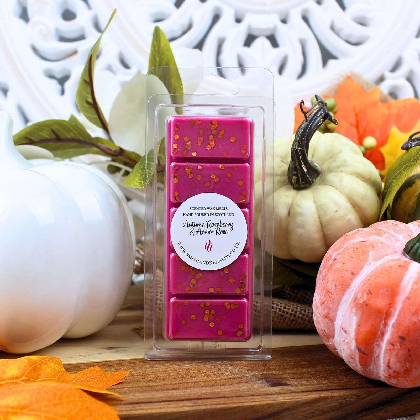 Autumn Raspberry & Amber Rose Wax Melt - Autumn Wax Melt
