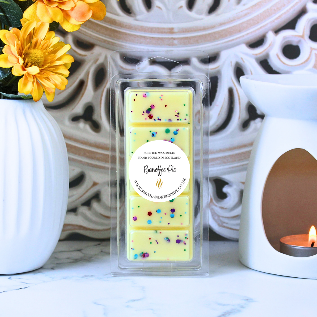 Banoffee Pie Sweet Bakery Wax Melt Snap Bar UK