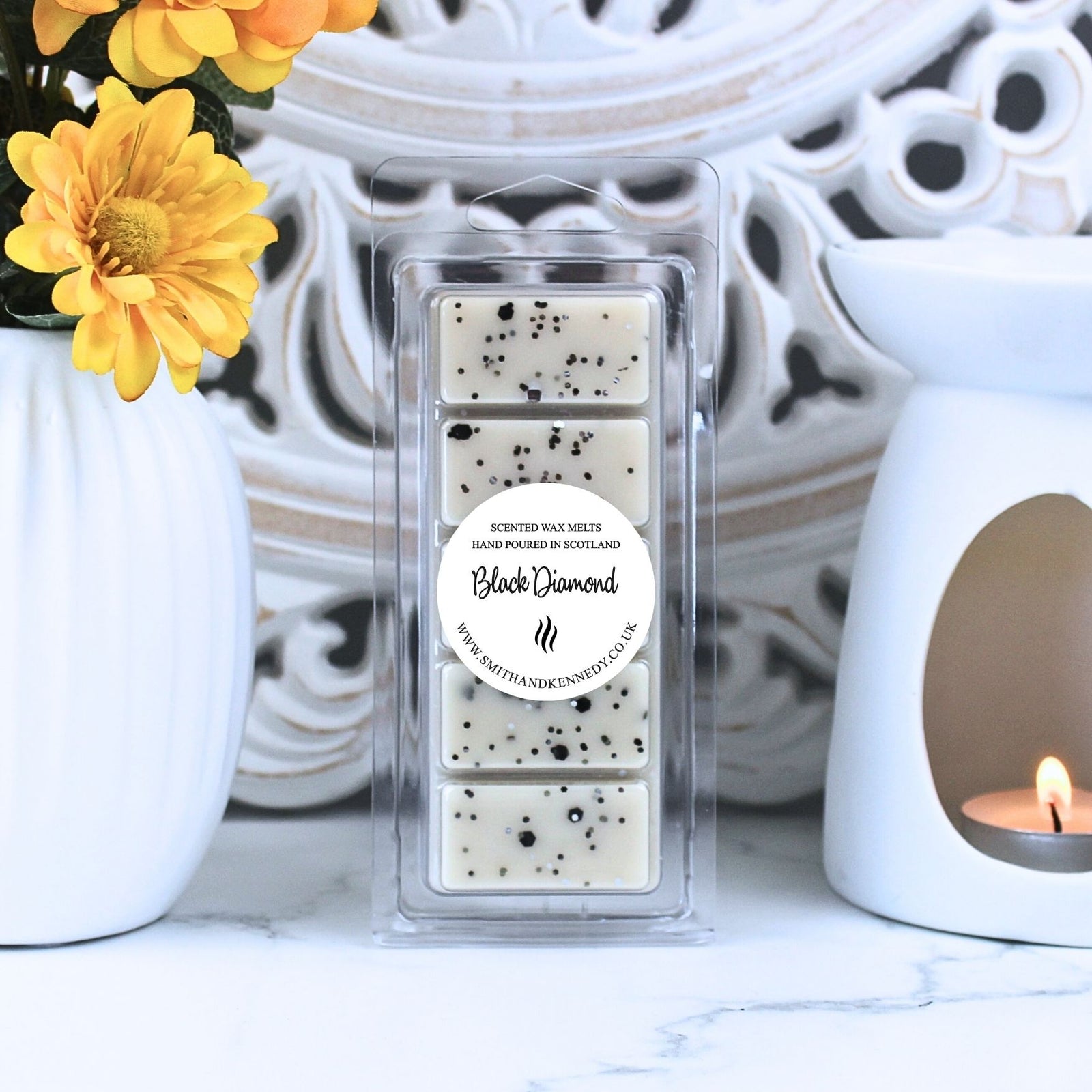 Black Diamond, Clean Fresh Laundry Wax Melt, Strongest Smelling Wax Melts UK