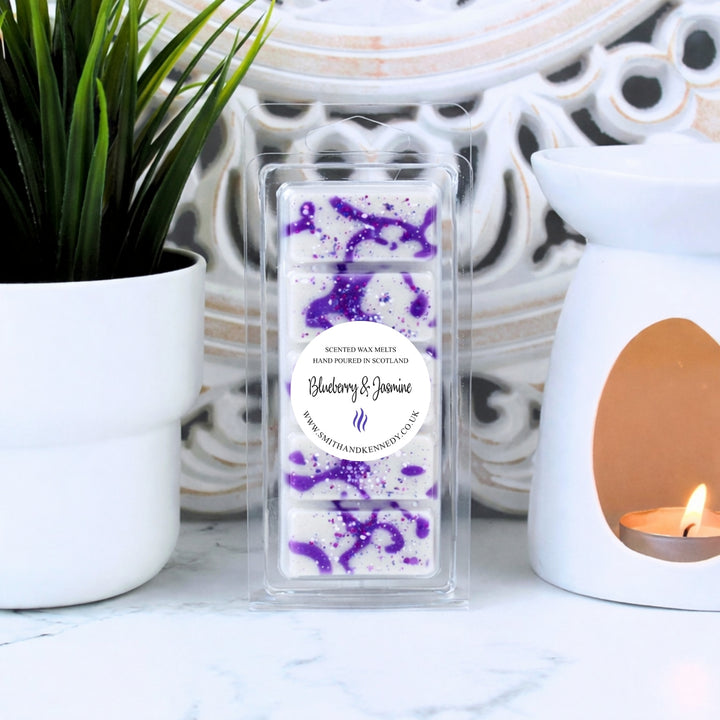 Blueberry &amp; Jasmine Wax Melt Snap Bar Uk Laundry Inspired Scent