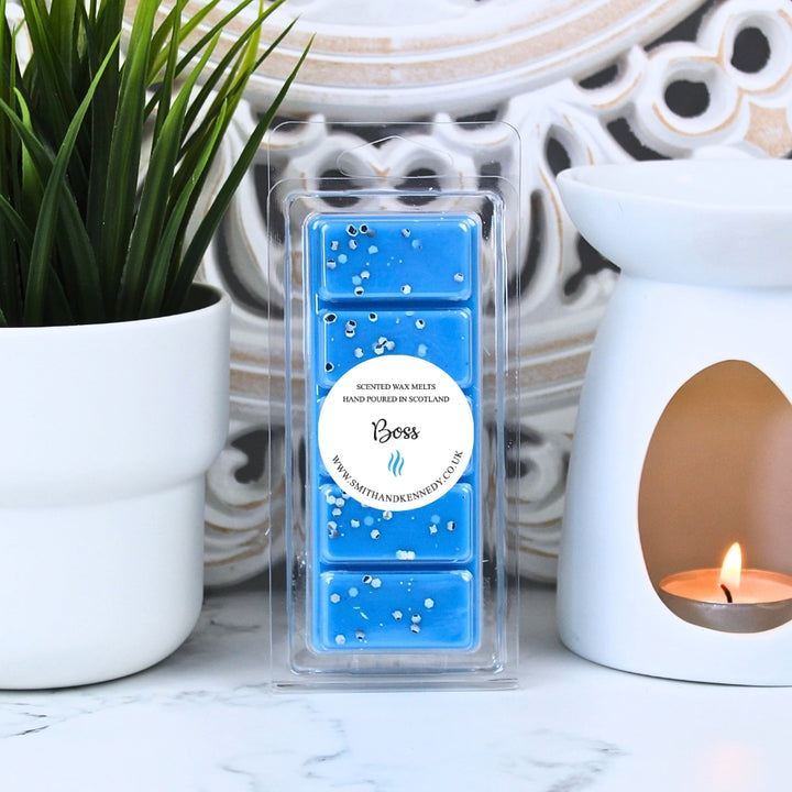 Boss Wax Melt Snap Bar
Aftershave Inspired Scented Wax Melt