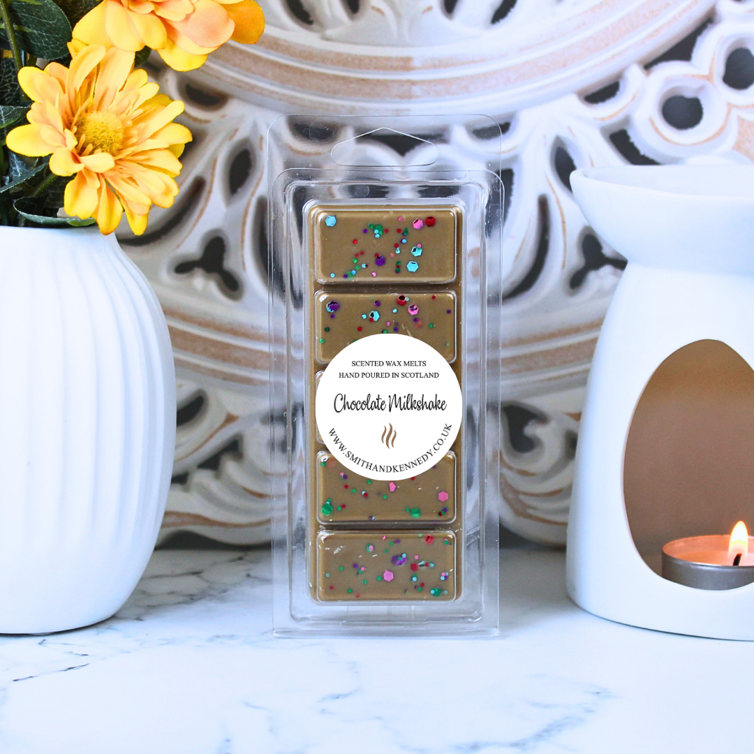Chocolate Milkshake Wax Melt Snap Bar - Sweet Bakery Scents UK