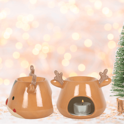 Christmas Reindeer Tea Light Wax Melt Burner