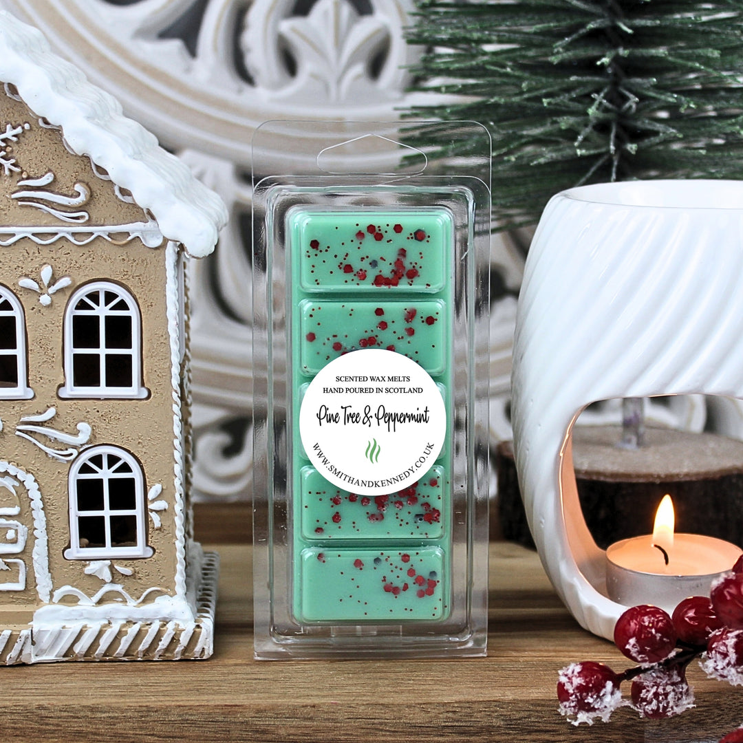 Pine Tree & Peppermint - Christmas Wax Melt