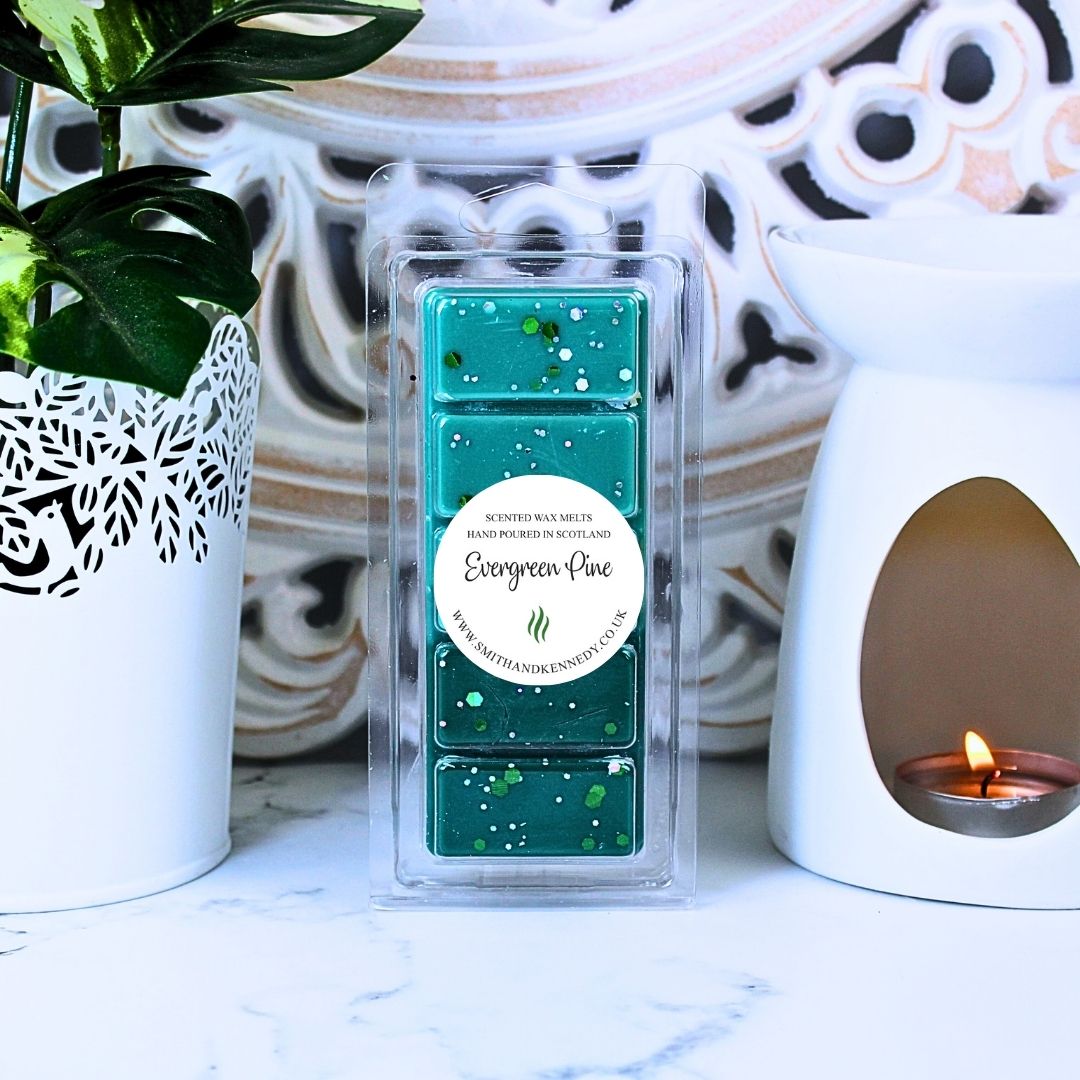 Evergreen Pine Wax Melt Snap Bar by Smith &amp; Kennedy Scents UK