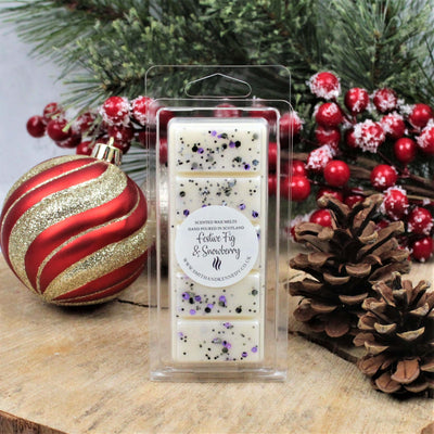 Festive Fig & Snowberry, Christmas Inspired Wax Melt Snap Bar