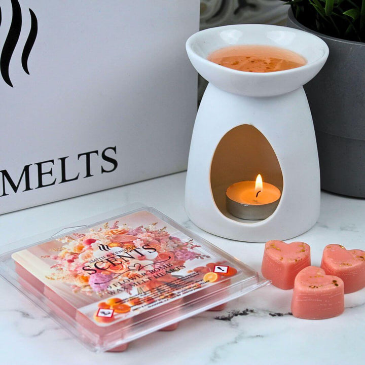 Flower Bomb Wax Melt Hearts Pack of 9