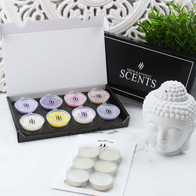 Buddha Burner & Lavender Wax Melt Gift Set