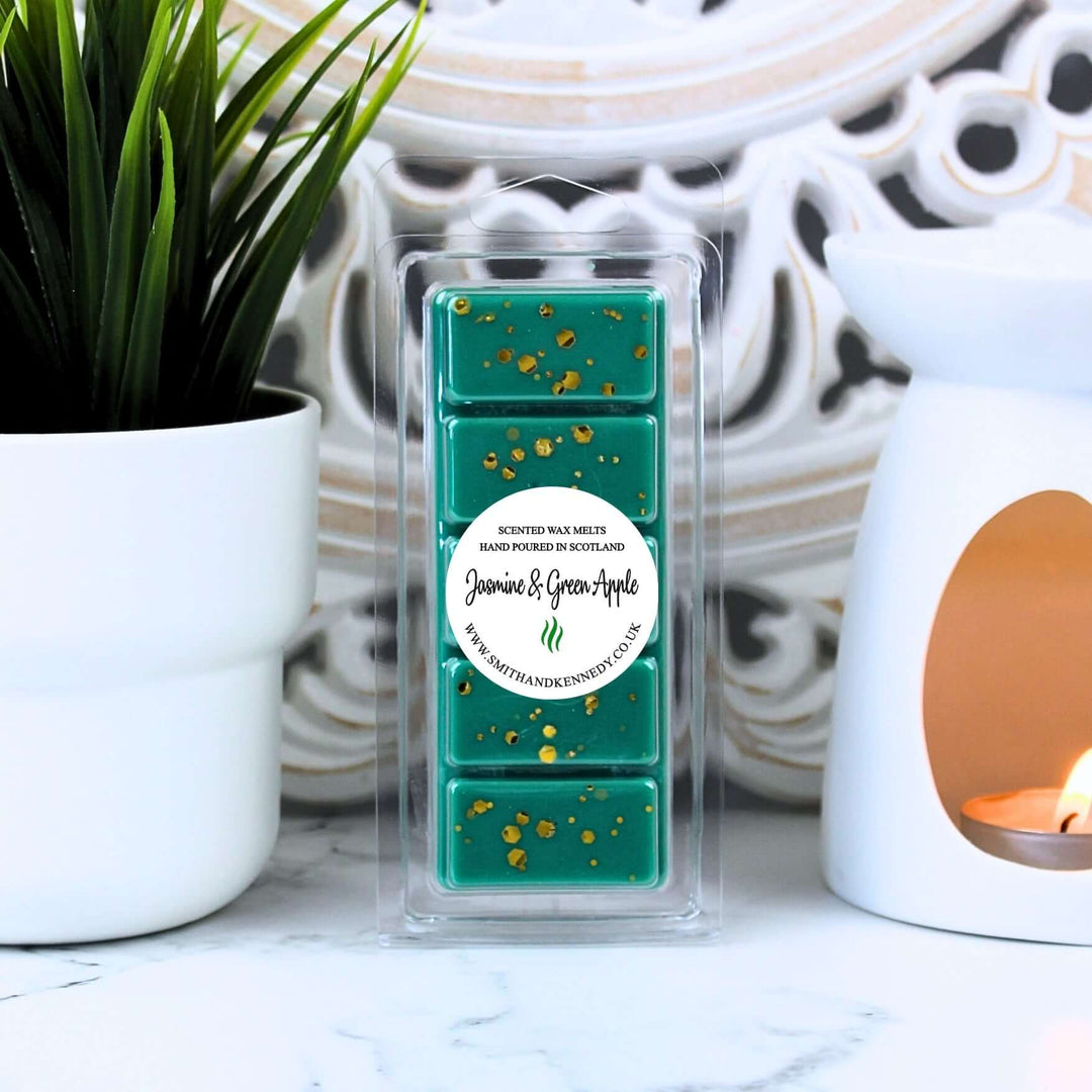 Jasmine &amp;amp; Green Apple Wax Melt Snap Bar UK