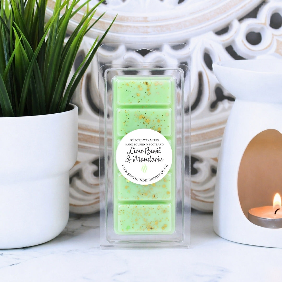 Lime Basil &amp;amp; Mandarin Wax Melt Snap Bar Jo Malone Dupe Scent