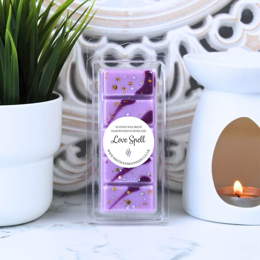 Love Spell Wax Melt Snap Bar Uk By Smith &amp; Kennedy Scents