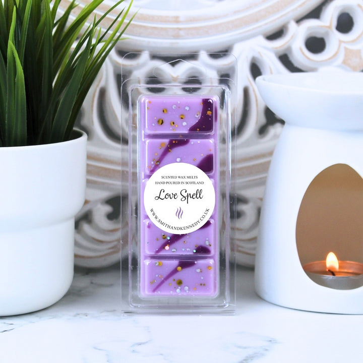 Love Spell Wax Melt Snap Bar Uk By Smith &amp; Kennedy Scents