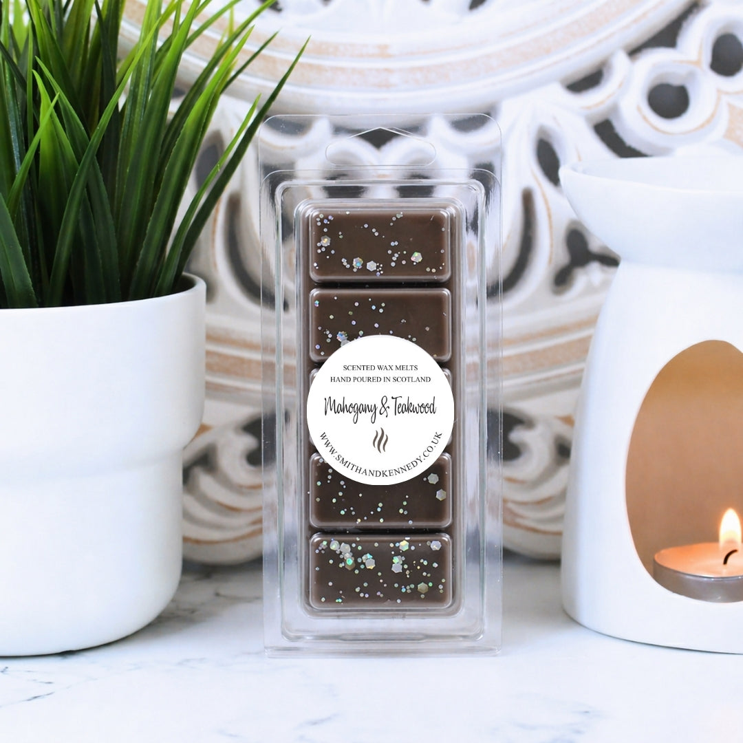 Mahogany &amp;amp; Teakwood Wax Melt Snap Bar