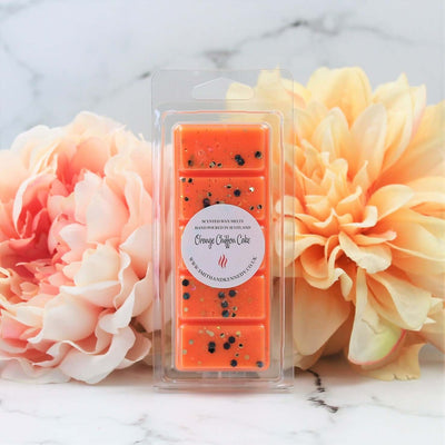 Orange Chiffon Cake Wax Melt Snap Bar