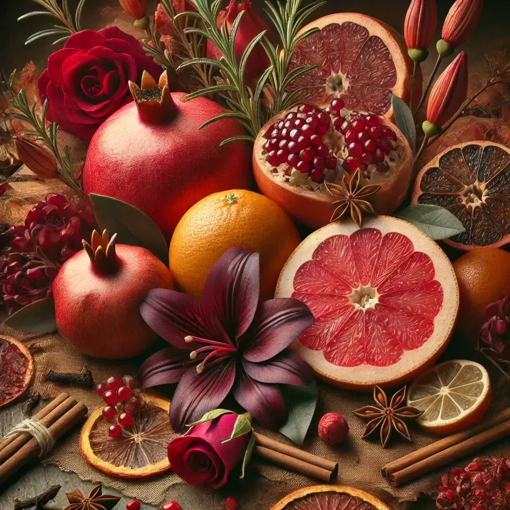 Pomegranate Spiced Woods - Pomegranate Spiced Woods - Warm Cosy Autumnal Scents