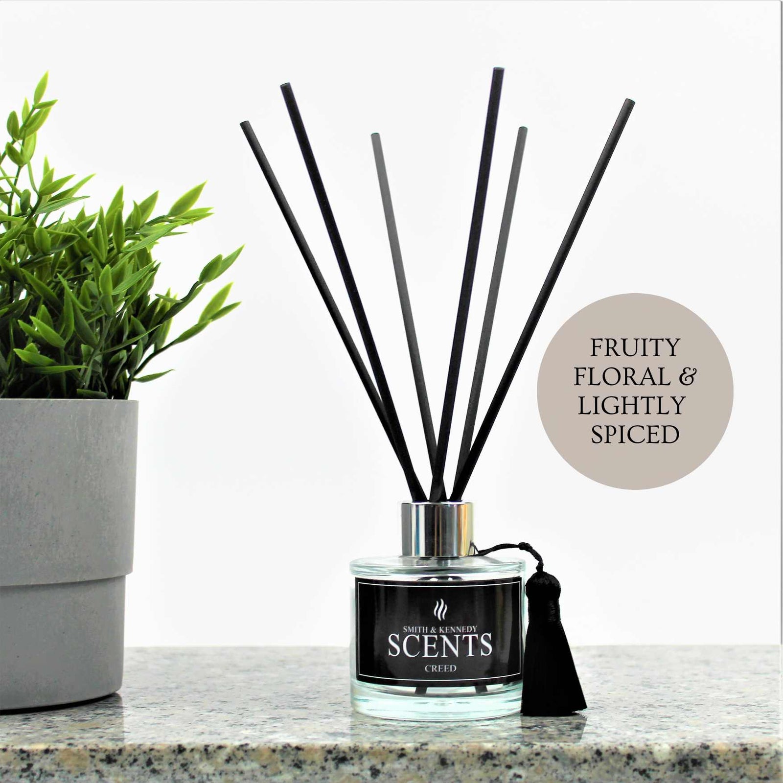 Scented Reed Diffuser, Creed Aftershave Inspired , Luxury Stick Diffuser