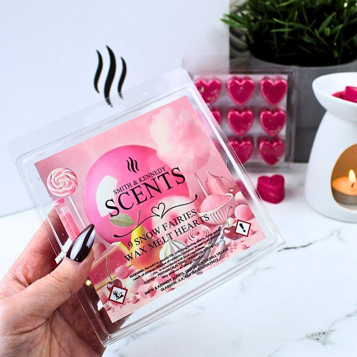 Snow Fairies Wax Melt Hearts Pack of 9
