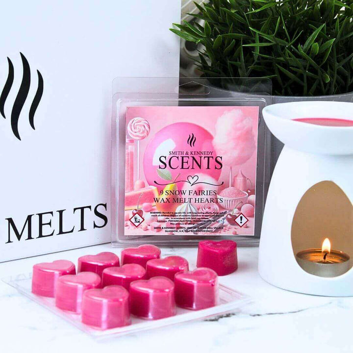 Snow Fairies Wax Melt Hearts Pack of 9
