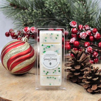 Snowy Evening Christmas Scented Wax Melt Snap Bar 