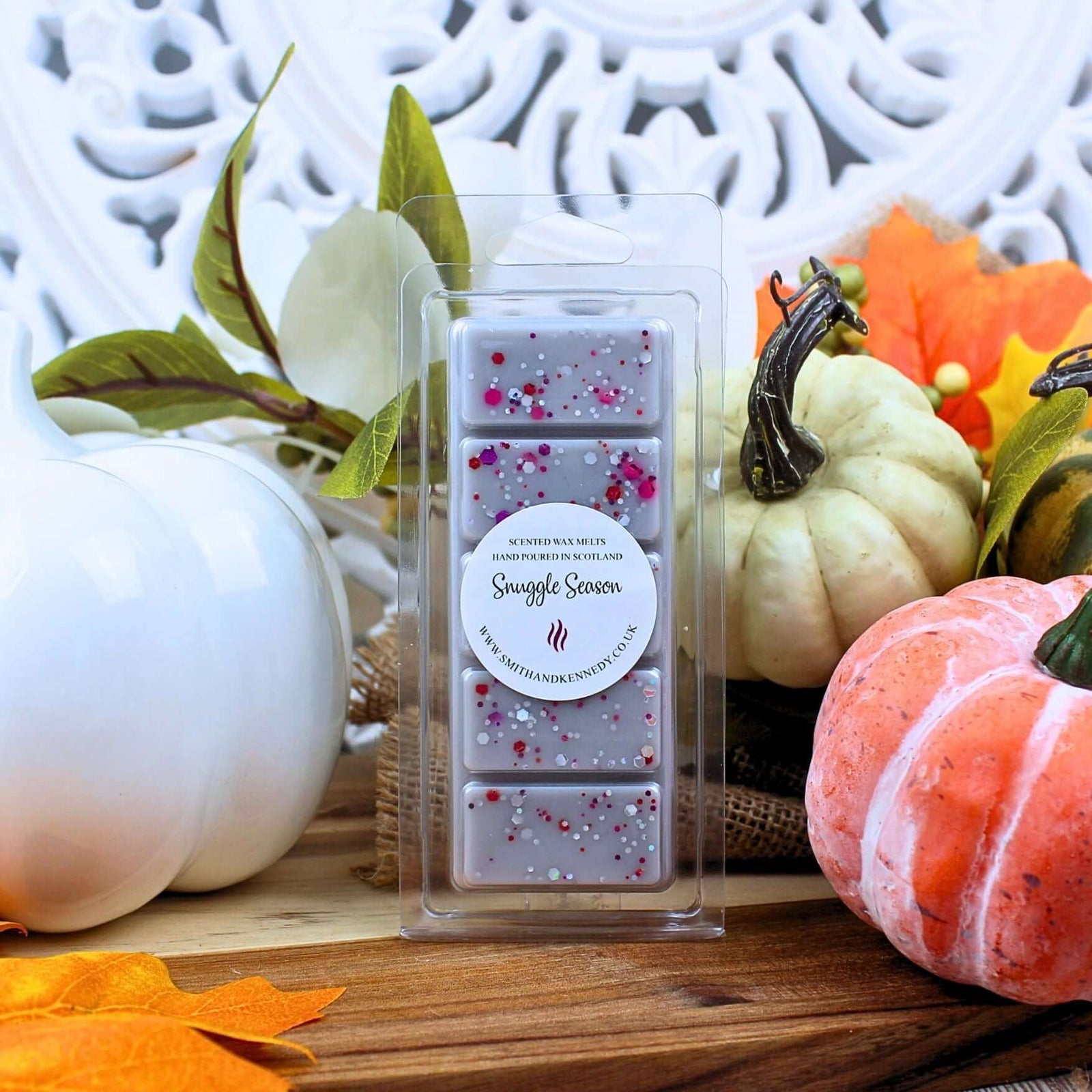 Autumn Winter Wax Melt - Snuggle Season  - Cool Fresh & Relaxing Autumn Scent