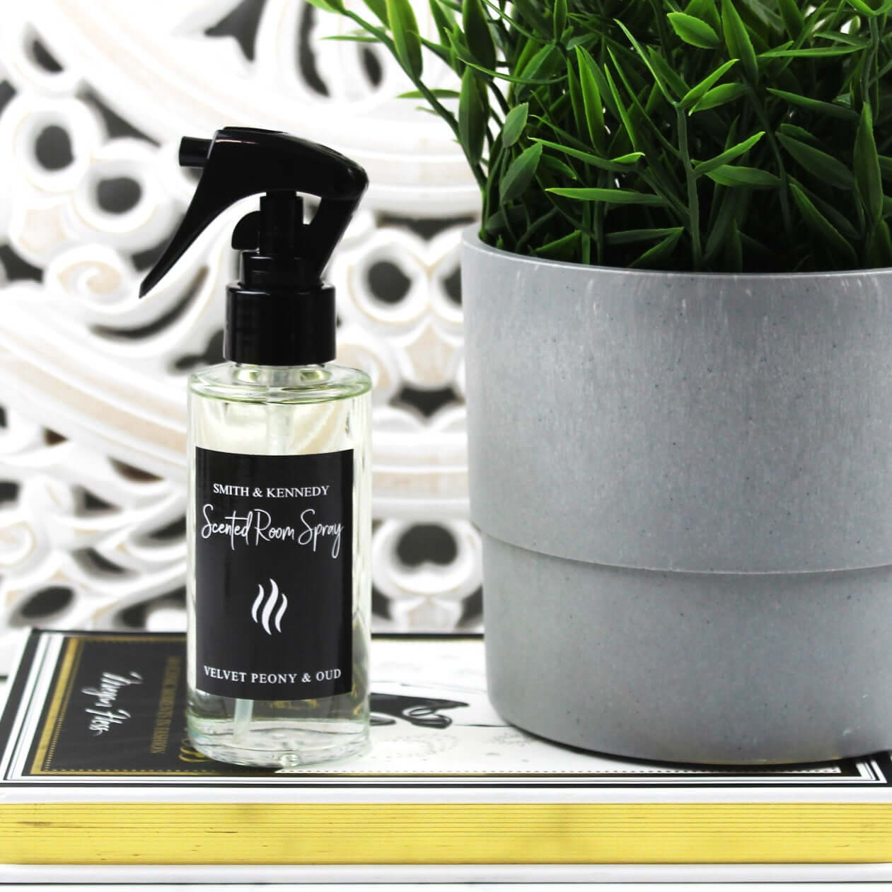 Velvet Peony & Oud Scented Room Spray By Smith & Kennedy Scents 