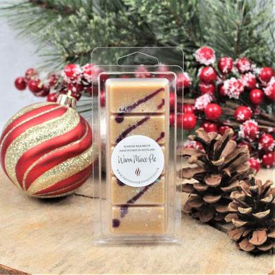 Warm Mince Pie, Christmas Scented Wax Melt Snap Bar