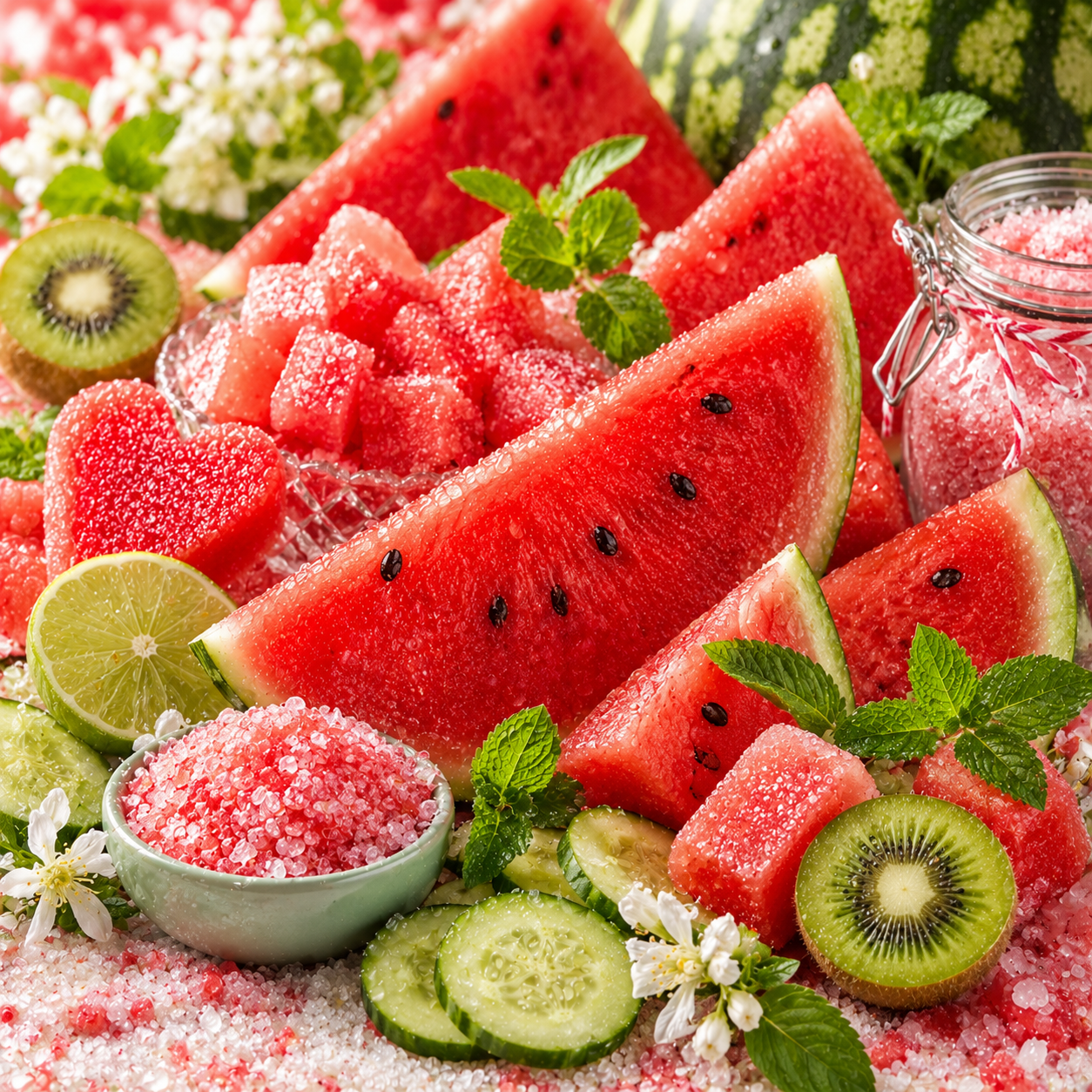 Watermelon Sugar Wax Melt Snap Bar - Summer Fresh Fruity Scent