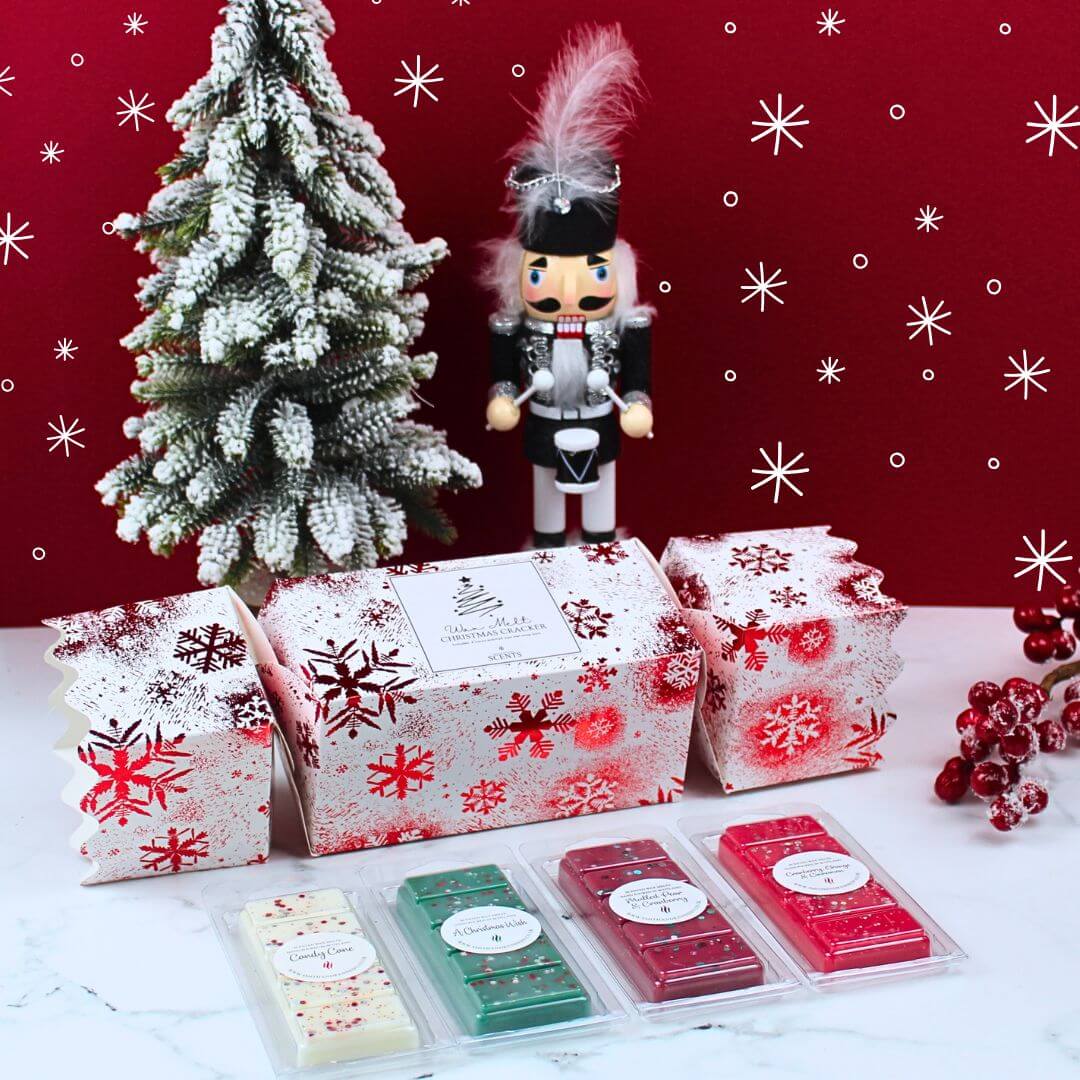 Christmas Wax Melt Cracker Pick & Mix 4 Snap Bars