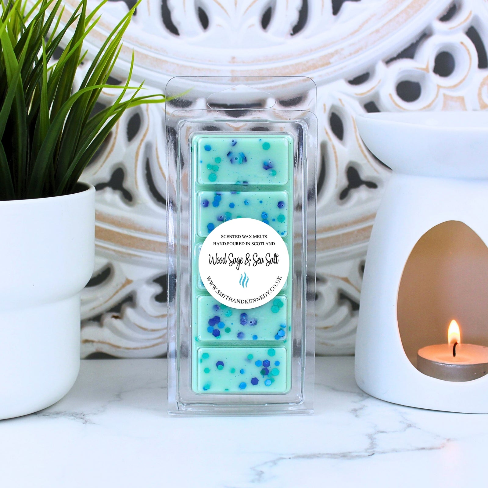 Wood Sage & Sea Salt  Wax Melt / Best and Strongest Wax Melts UK