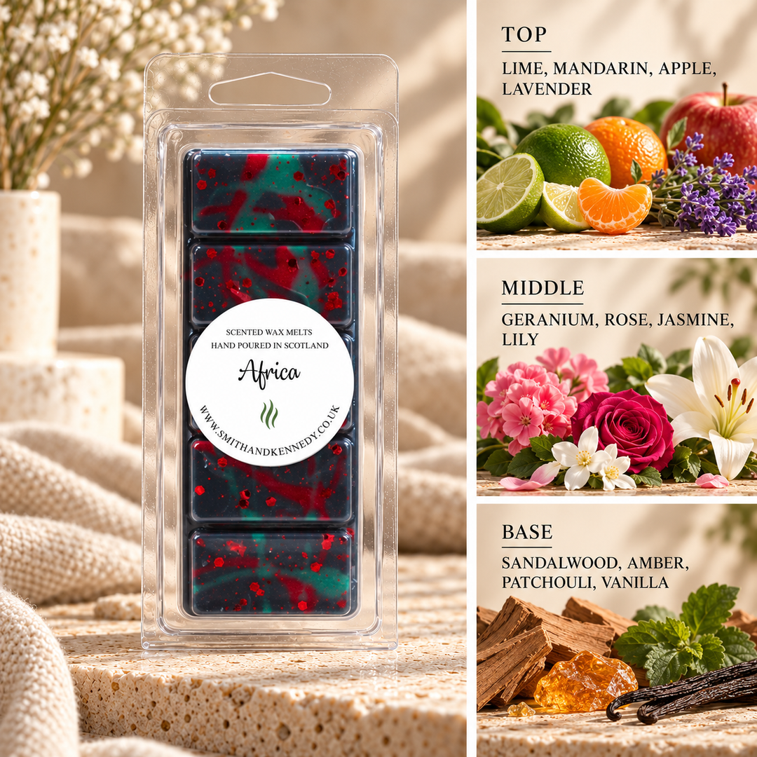 Africa aftershave inspired wax melt snap bar by Smith &amp; Kennedy Scents