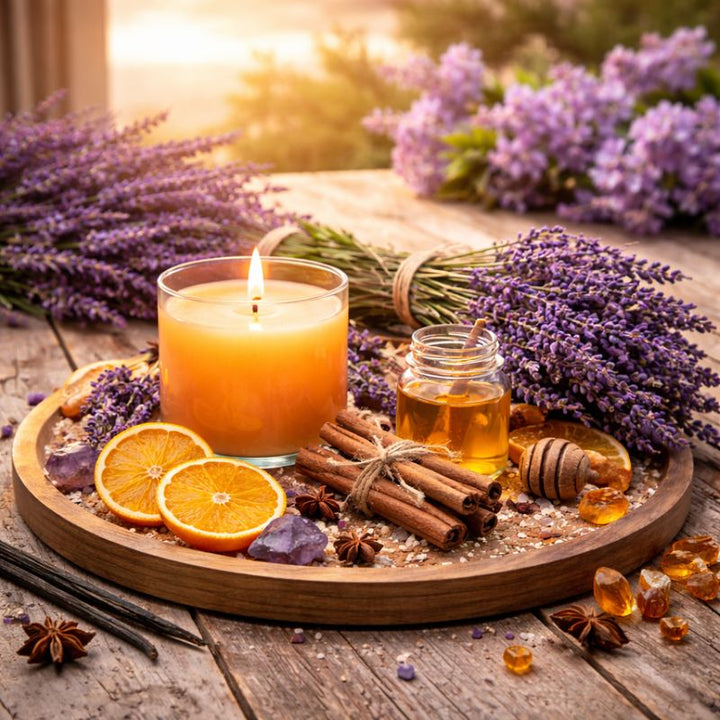 Amber &amp; Lavender Wax Melt