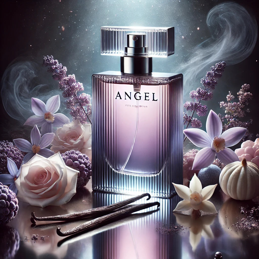 Angel perfume inspired wax melt snap bar with fruity caramel scent