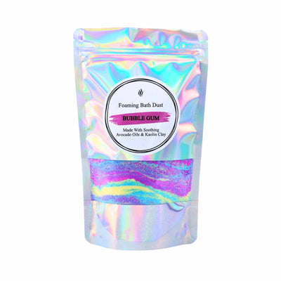 bubble gum rainbow bath dust by smith and kennedy scents UK