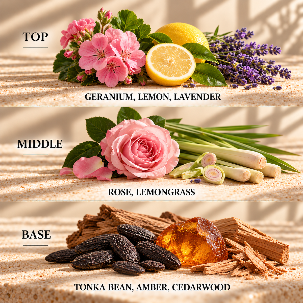 Top, middle and base scent notes for Blue Jeans aftershave inspired wax melt by Smith & Kennedy Scents