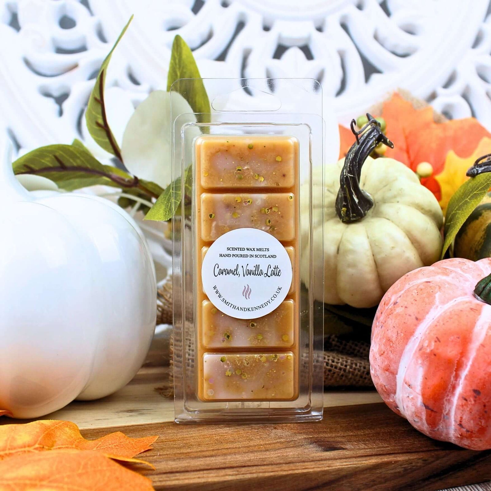 Autumn Wax Melt - Caramle Vanilla Latte - Warm & Comforting