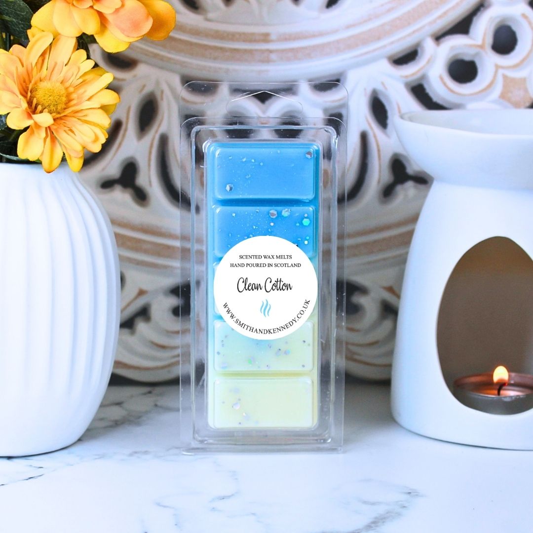 Clean Cotton Scented Wax Melt Snap Bar / Laundry Inspired Scent