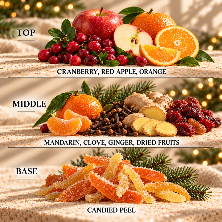 cranberry spiced ginger scent notes