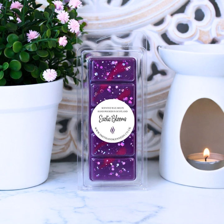 Exotic Blooms Laundry Inspired Wax Melt Snap Bar by Smith &amp; Kennedy Scents UK