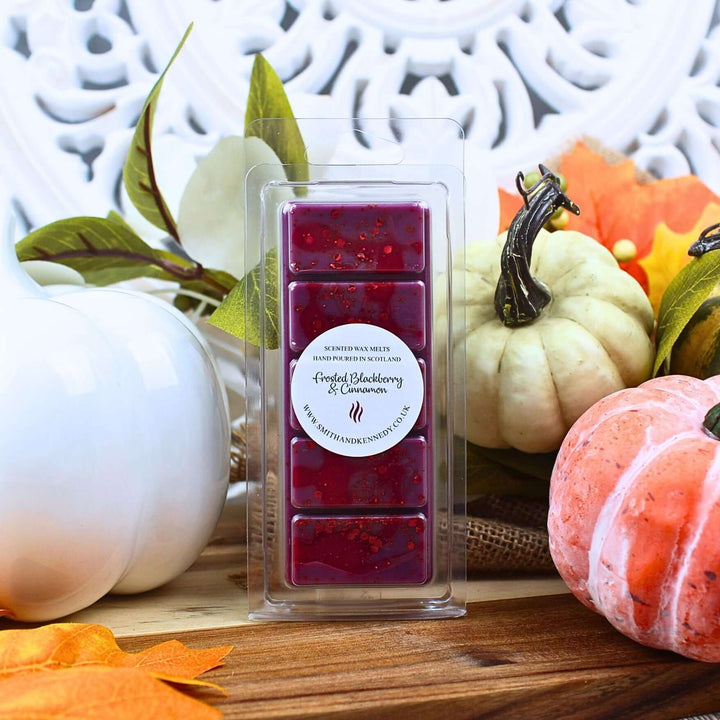Frosted Blackberry &amp; Cinnamon - Autumn Fragrance Wax Melt | Smith &amp; Kennedy Scents UK