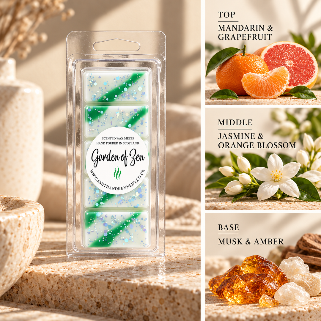 Garden Of Zen spa inspired wax melt snap bar by Smith &amp; Kennedy Scents