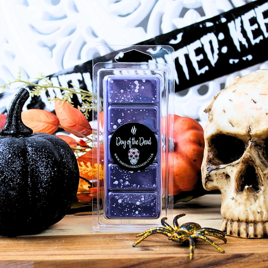 Day of the Dead wax melt in the Halloween bundle