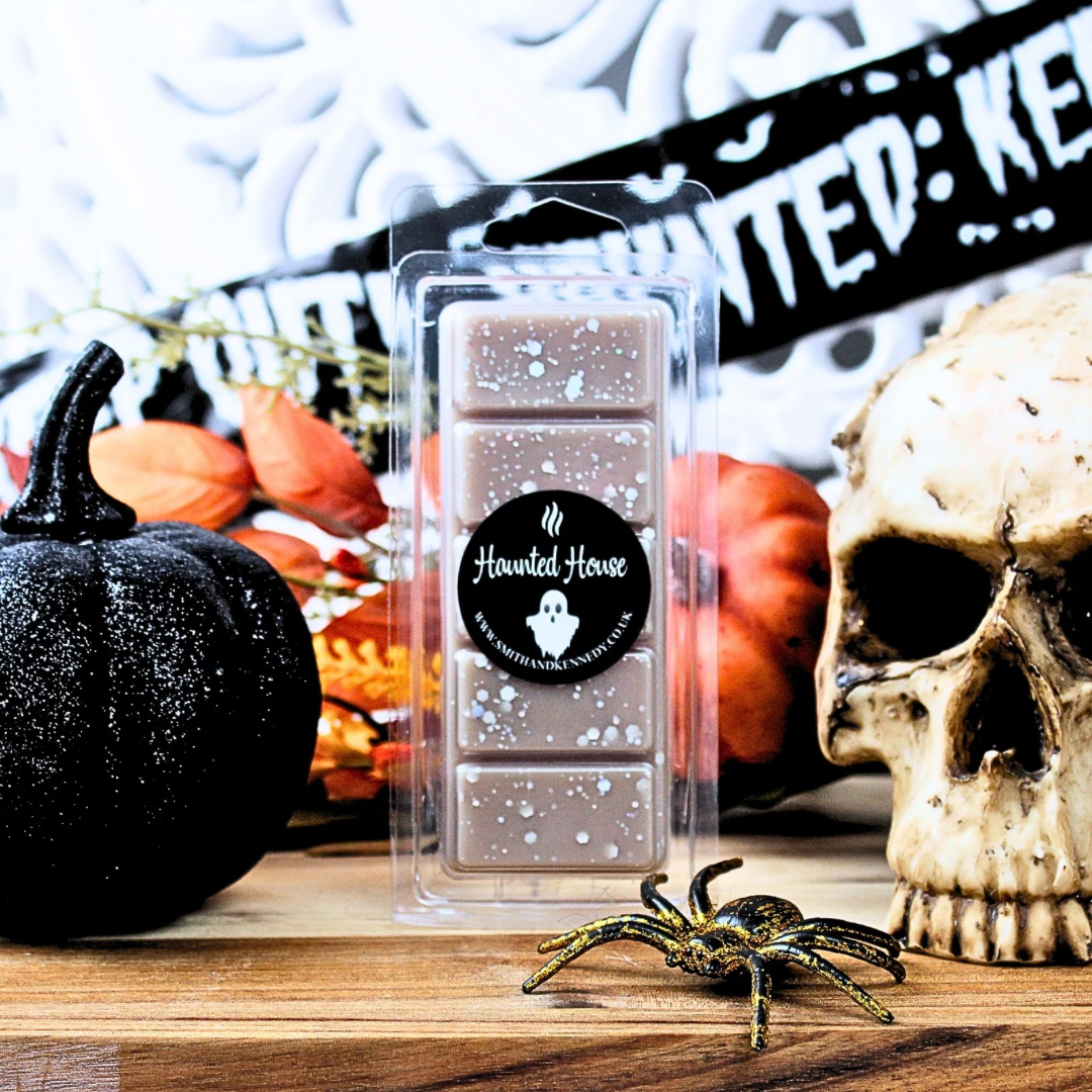 Haunted House wax melt in the Halloween bundle